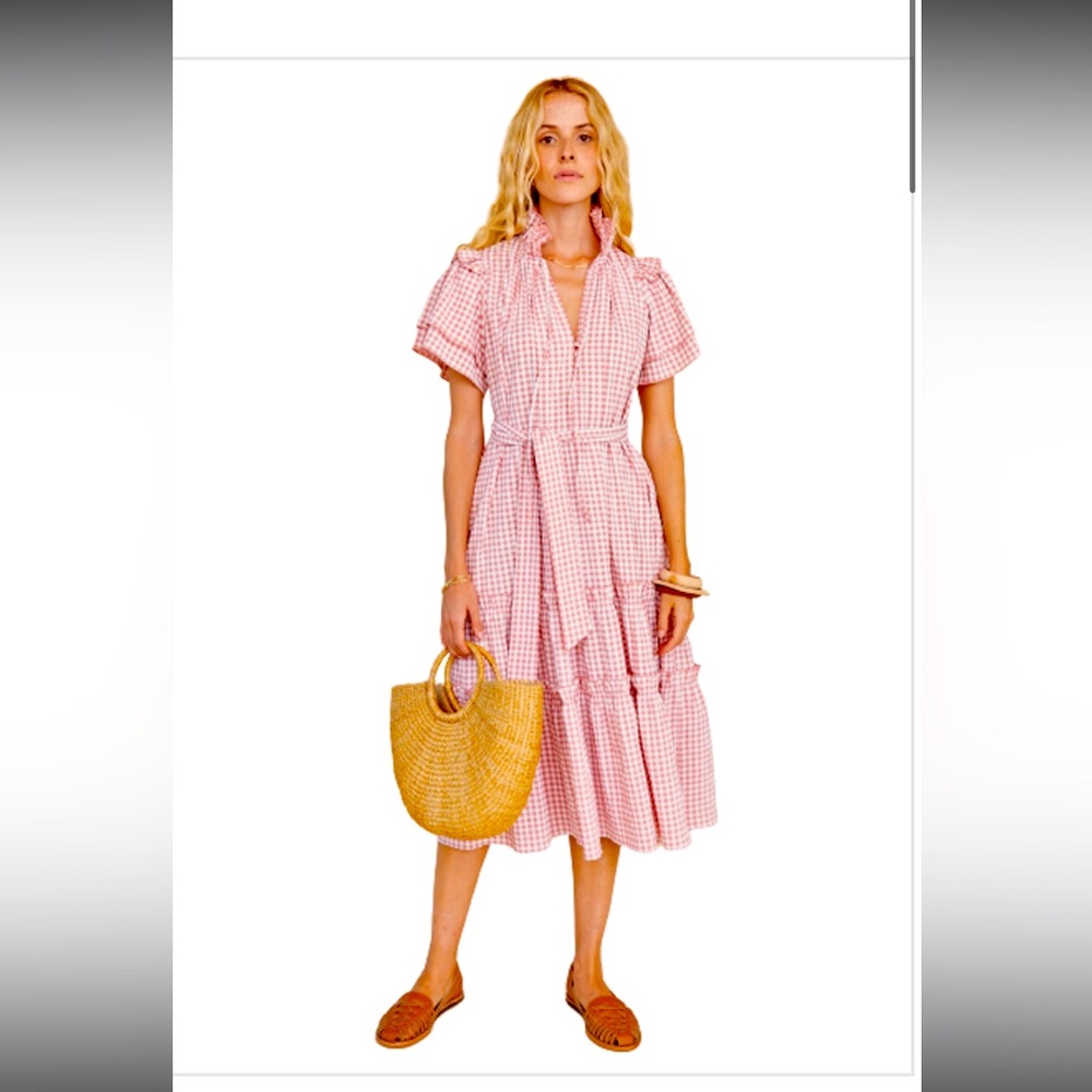 Hunter Bell Dress midi size L